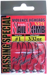 Jig Head Decoy Nail Bomb VJ-71 #1/0 1/8oz