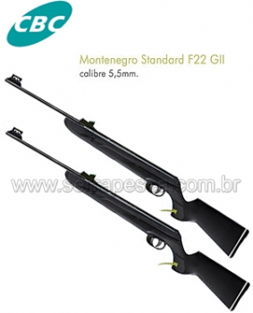 Carabina de Presso CBC Montenegro F22 Standard 5,5MM
