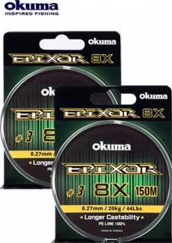 Linha Okuma Epixor 8X 150MTS 0,30MM