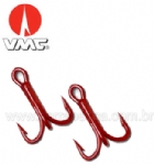 Garatéia VMC Vermelha 9626TR 3X Nº 4 - Pcte c/ 10